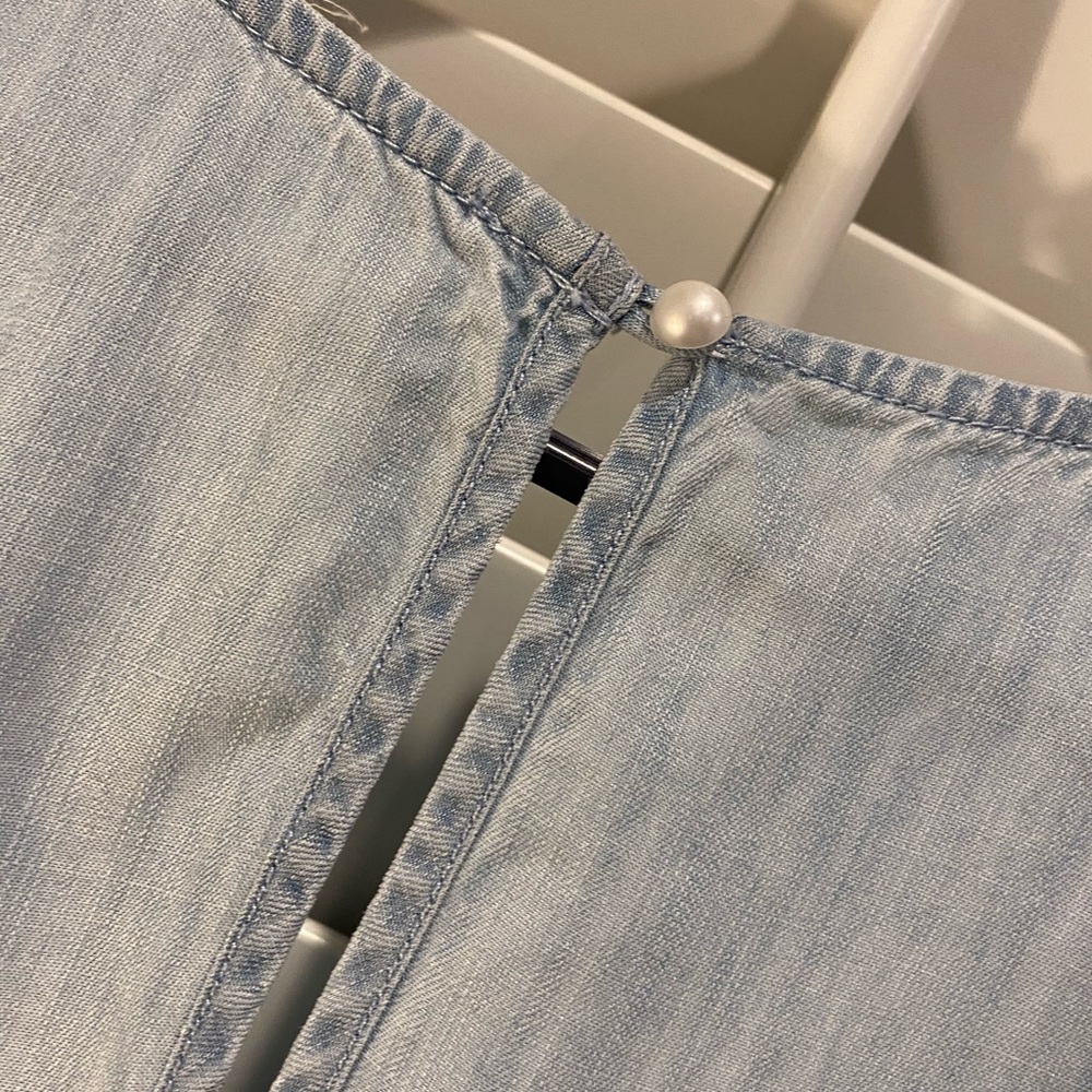 Denim Romper - Picture 4 of 4